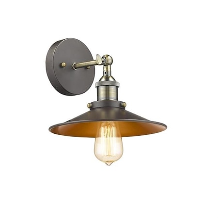 Chloe Lighting Chloe CH57012RB09-WS1 9 in. Lighting Ironclad Industrial-Style 1 Light Wall Sconce - Oil Rubbed Bronze CH57012RB09-WS1